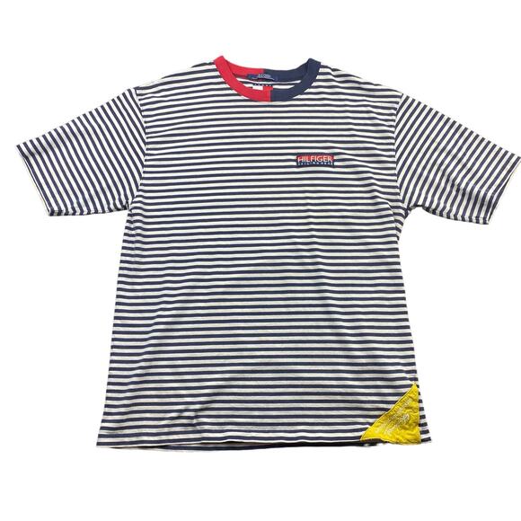 Tommy Hilfiger Other - Vintage Tommy Hilfiger Authentic Sailing Gear T Shirt Large Stripped Pocket